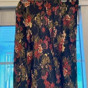 Johnny Was asymmetric hem skirt size L